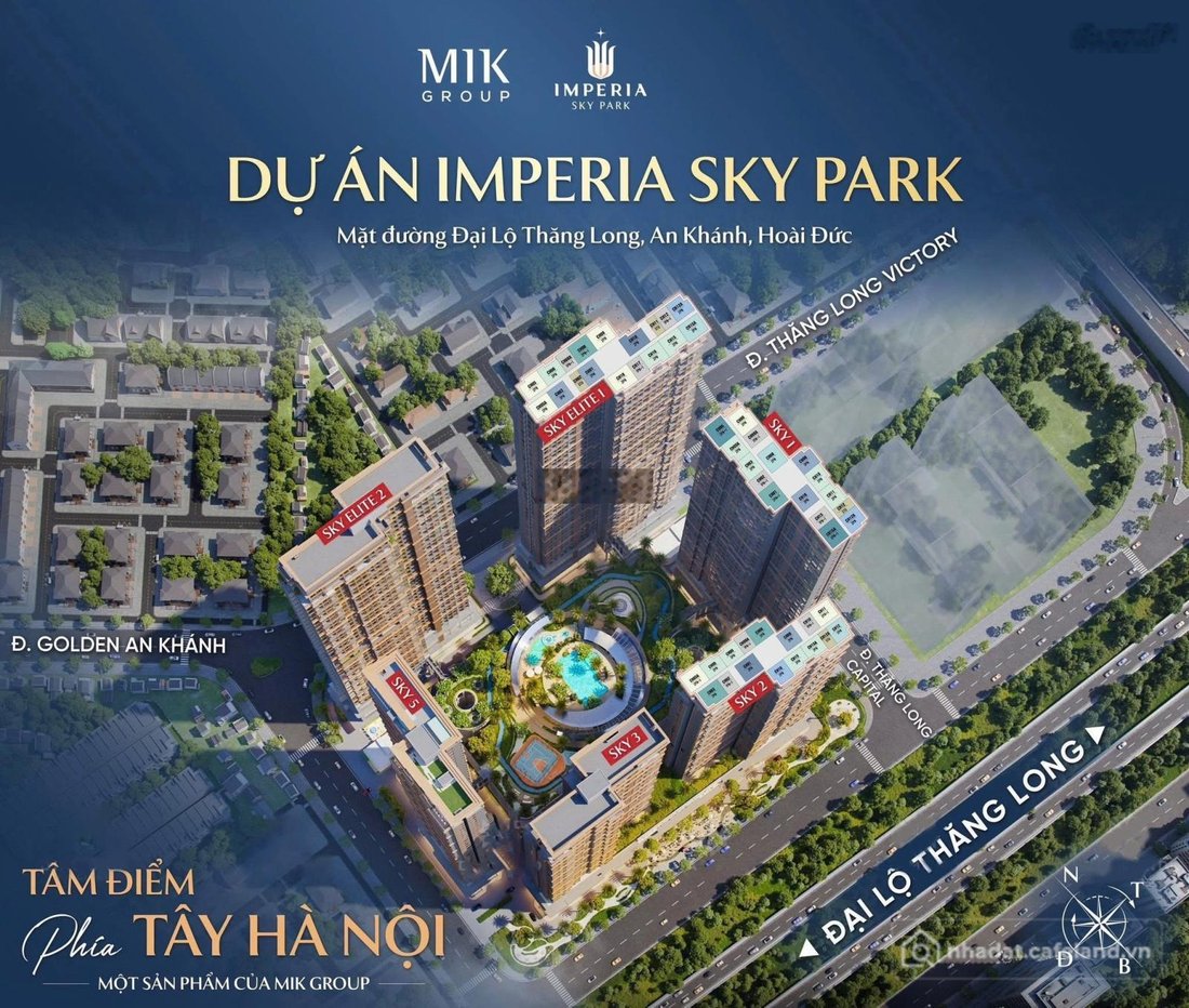 Bán căn hộ chung cư: Booking nhận ưu đãi lớn căn 2PN, toà Imperia Sky Park kí tr