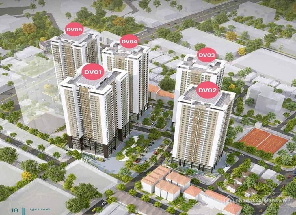 Bán căn hộ chung cư: Căn hộ 93m2, 6,95 tỷ tại Rose Town 79 Ngọc Hồi, 3PN, 2WC, T