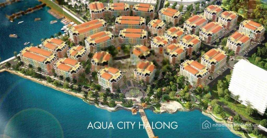 Bán nhà phố dự án: Giảm 3tỷ-giá còn 7 tỷ. bán gấp căn aqua city hạ long view hồ 