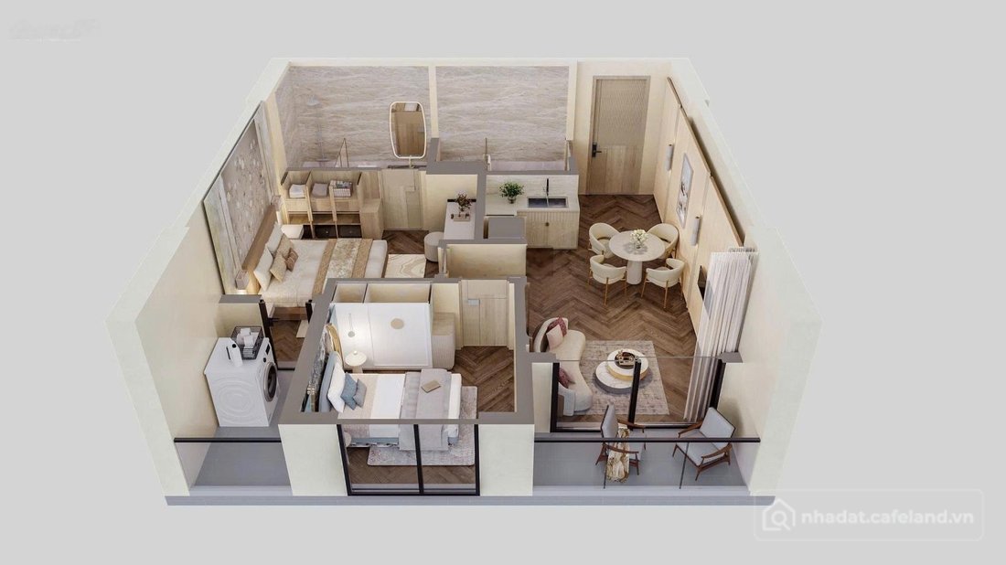 Bán căn hộ chung cư: Bán căn 2PN Rivea Residences Vĩnh Hưng. Giá 7,6 tỷ/62m2. HT
