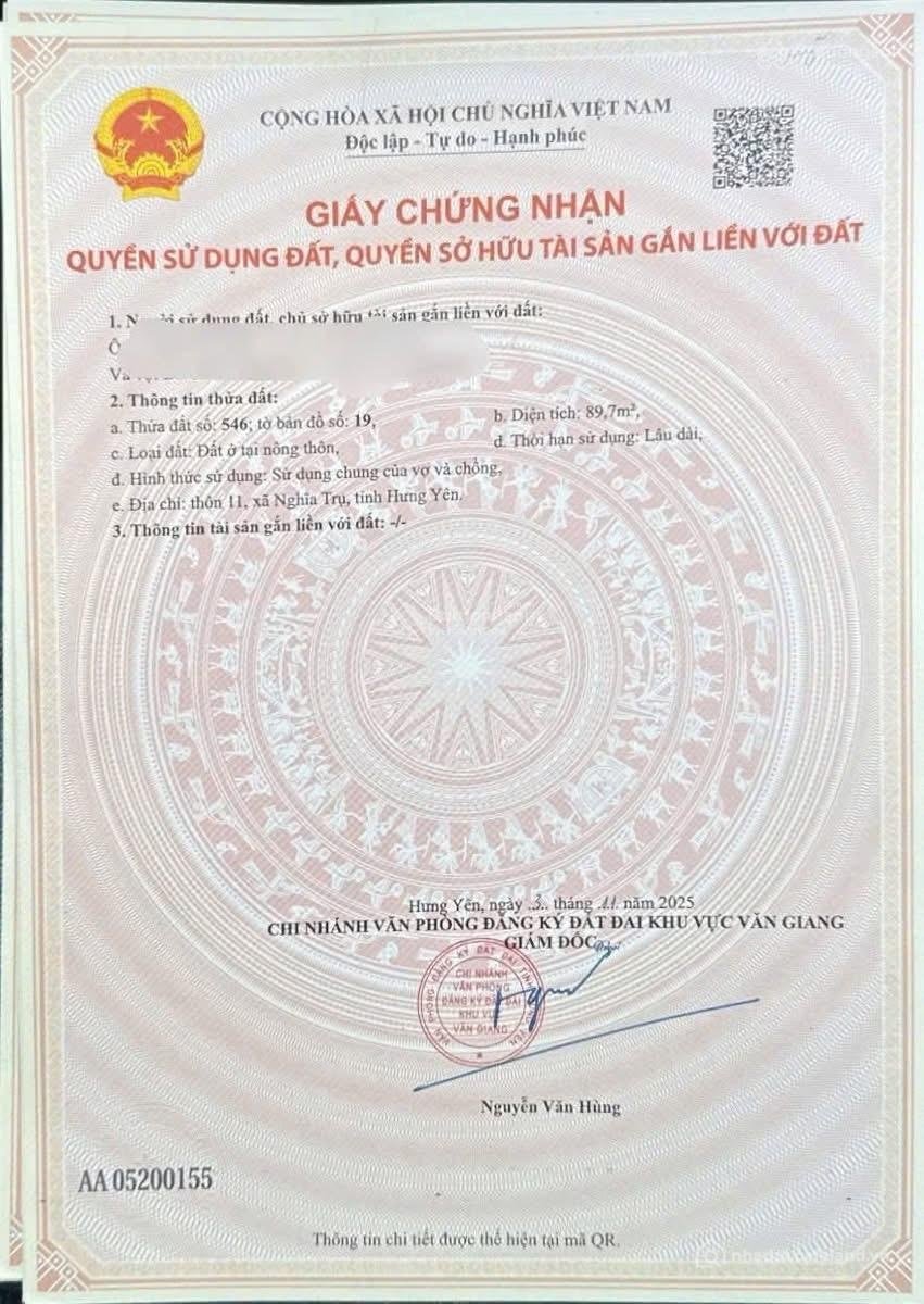 Bán đất thổ cư: Bán lô đất giáp vinhomes ocean park 2, gần vành đai 4