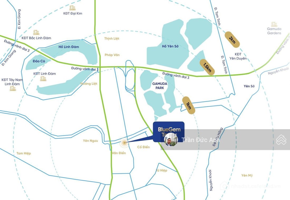 Bán căn hộ chung cư: Bluegem Tower 6,8 tỷ 3PN, 2WC , 99,6m2 giá ưu đãi nhận nhà 