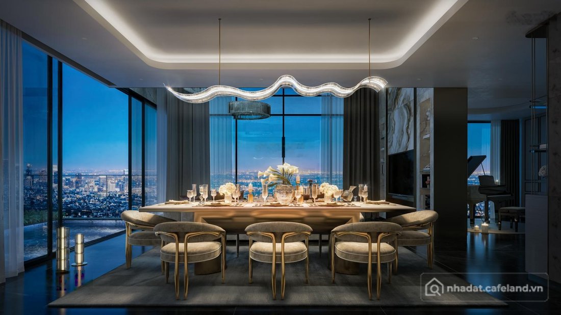 Bán căn hộ chung cư: Bán Duplex Sky Villa 293m2 Cạnh Times City - View Sông, Bể 