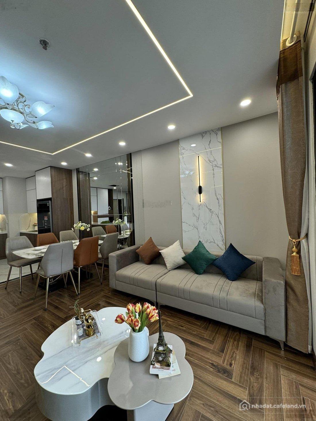 Bán căn hộ chung cư: Bán CHCC Eco Lake View 32 Đại Từ. DT 96m2 có 3PN 2WC căn gó