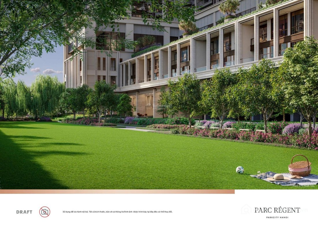 Bán căn hộ chung cư: Bán Căn 2PN DT 111m2 Parc Regent thuộc Park City HN - Giá 1