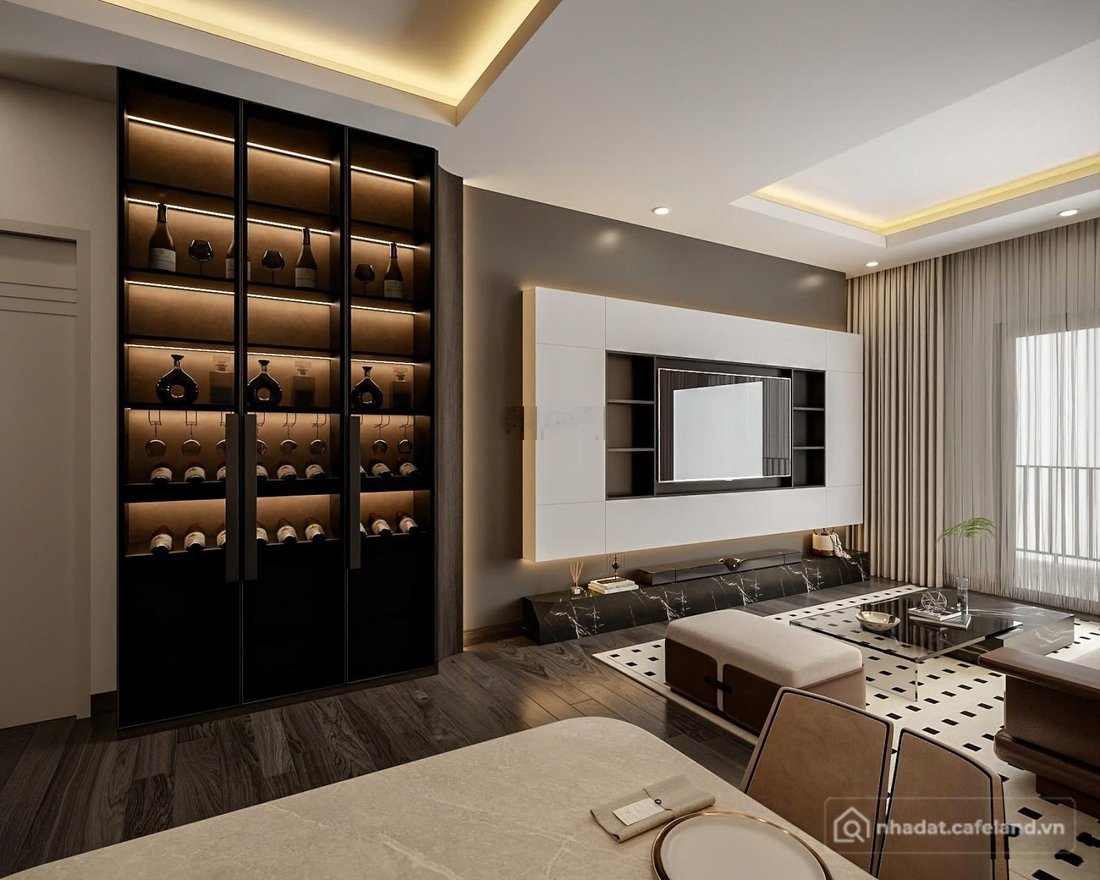 Bán căn hộ chung cư: Bán căn hộ full nội thất cao cấp 3PN-2VS, DT 105m2 tòa Gold