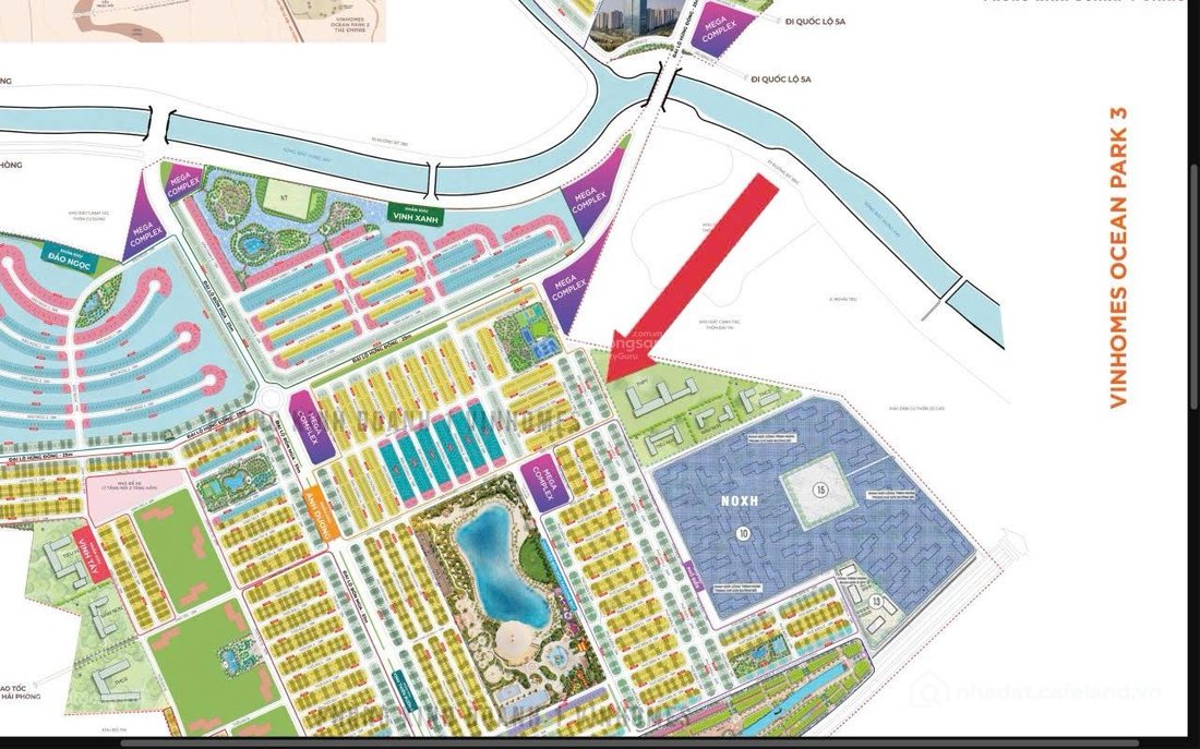 Bán biệt thự: Hot! Shop 2 mặt tiền 100m2 phân khu Ánh Dương đối diện cụm 43 tòa 