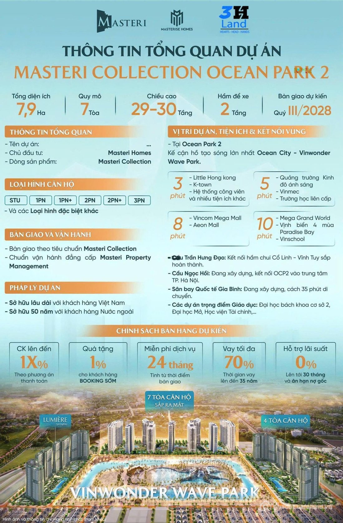 Bán căn hộ chung cư: Bán cc masteri gand coast, 4,619 tỷ, 76,3m2, 2pn, 2wc, ocea