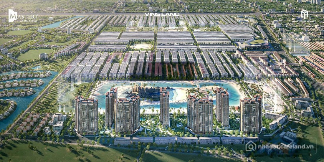 Bán căn hộ chung cư: Masteri Grand Coast - View hồ tạo sóng căn hộ từ studio đến