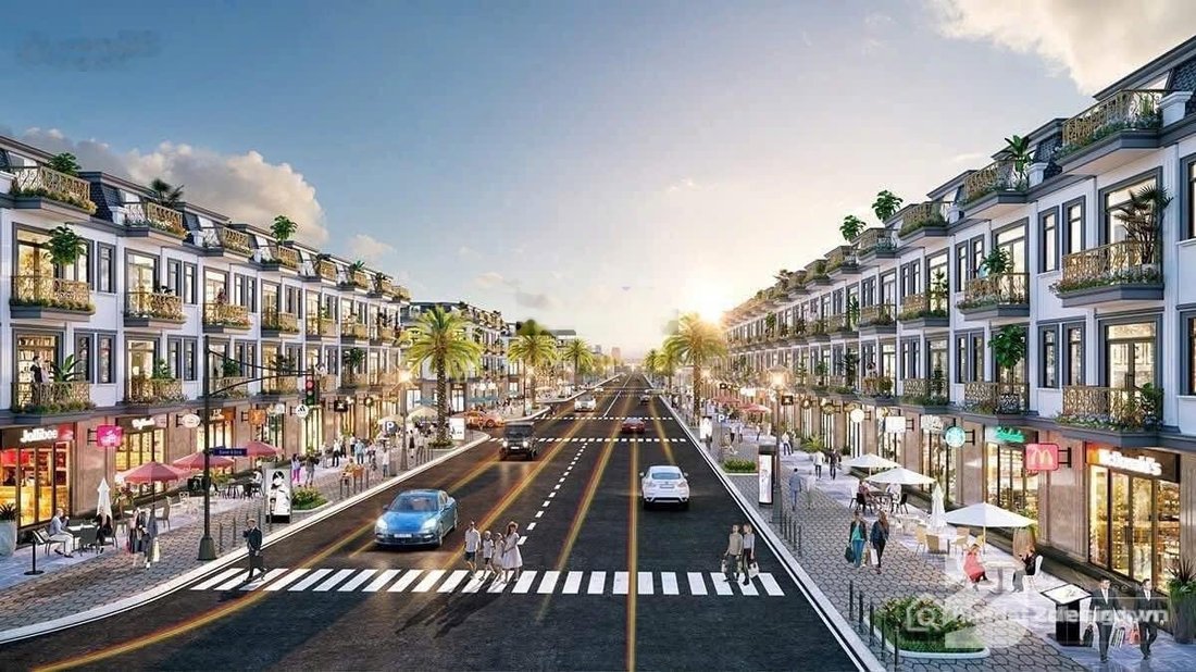 Bán nhà phố dự án: Bán shophouse 125m2 tại cụm công nghiệp Thanh Văn - Tân Ước, 