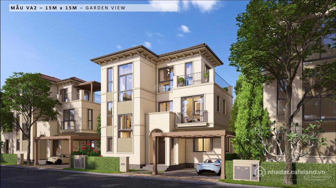 Bán biệt thự: Xuất đẹp đơn lập compound Sol Garden Nam Long - cạnh Vinhomes Vũ Y