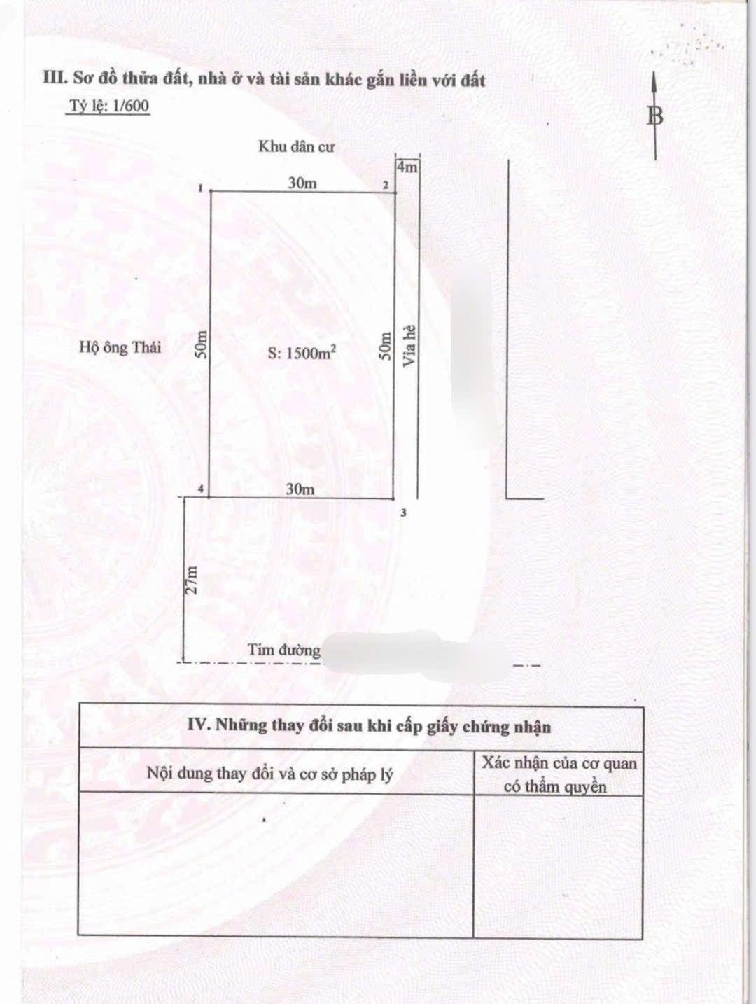 Bán đất thổ cư: Bán lô 1500 M có sẵn toà văn phòng mặt đường Nguyễn Bỉnh Khiêm H