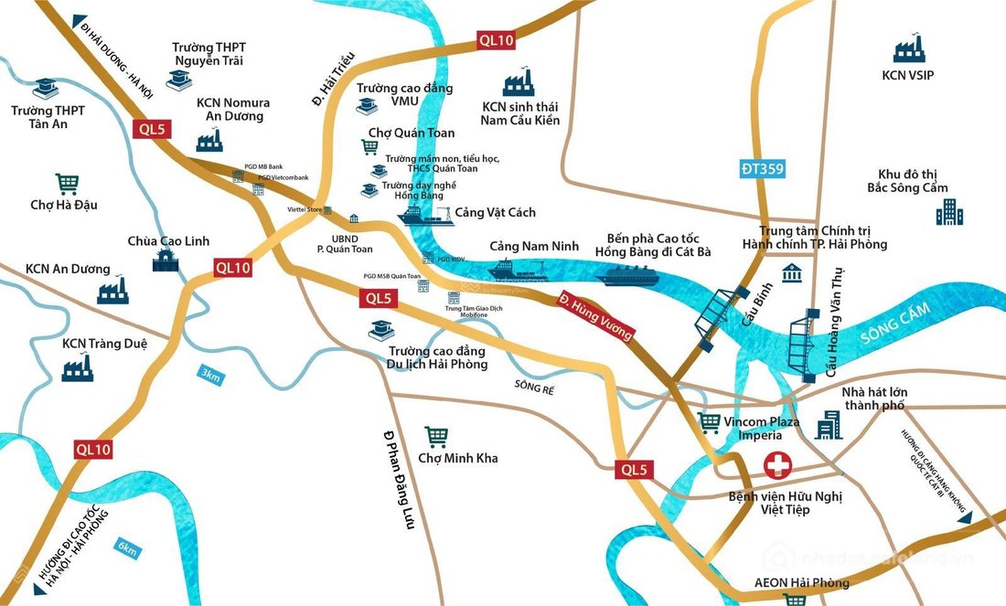 Bán biệt thự: Nhà phố Hồng Bàng Midtown 75m2, khai thác kinh doanh ngay, giá bán