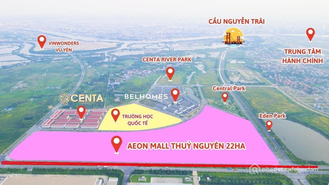Bán biệt thự: Gấp: Chủ bán căn Centa City giá Rẻ nhất khu đô thị