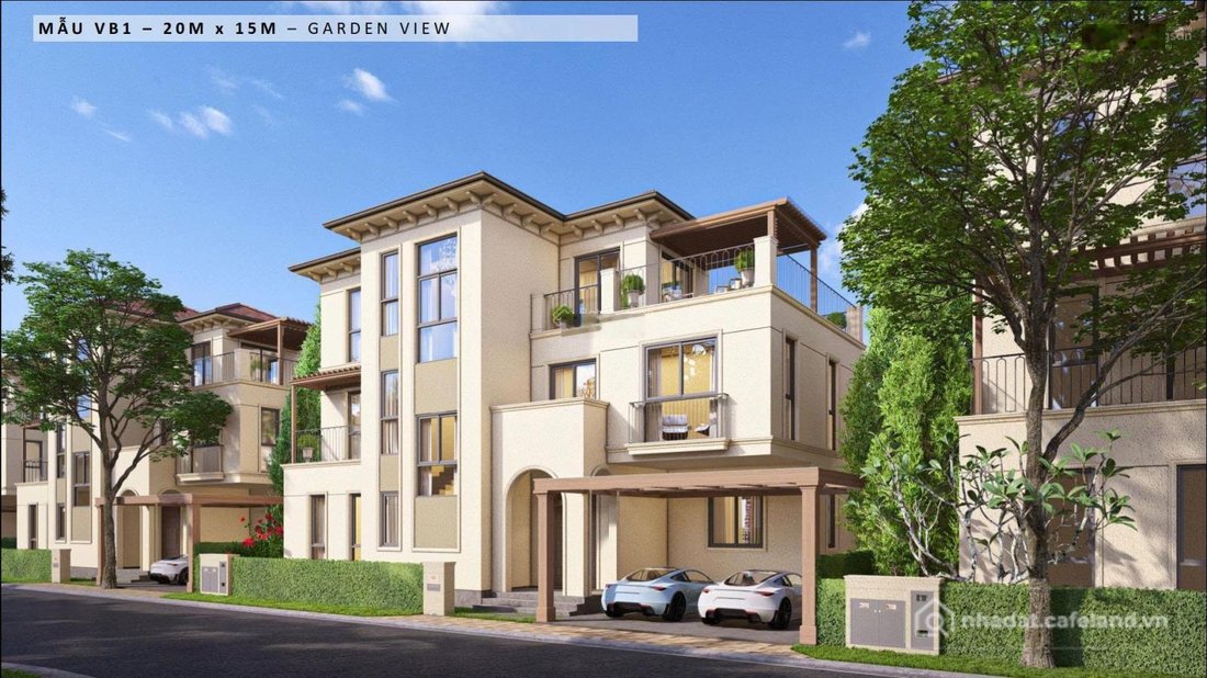 Bán biệt thự: Xuất biệt thự đơn lập compound Sol Garden Nam Long - cạnh Vinhomes