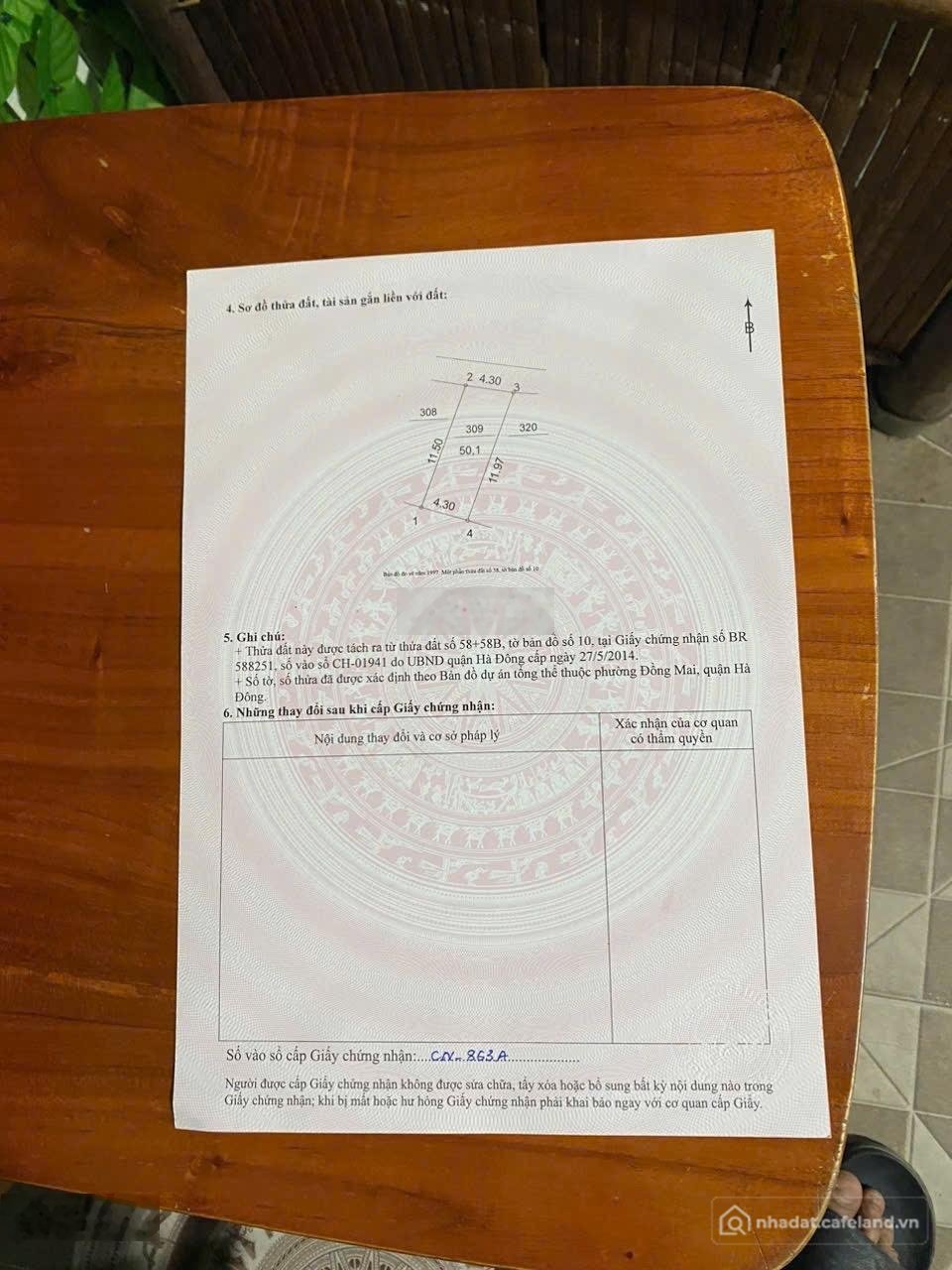 Bán đất thổ cư: Chỉnh chủ bán mảnh đất 50m2 phường Yên Nghĩa, giá đầu tư cho các