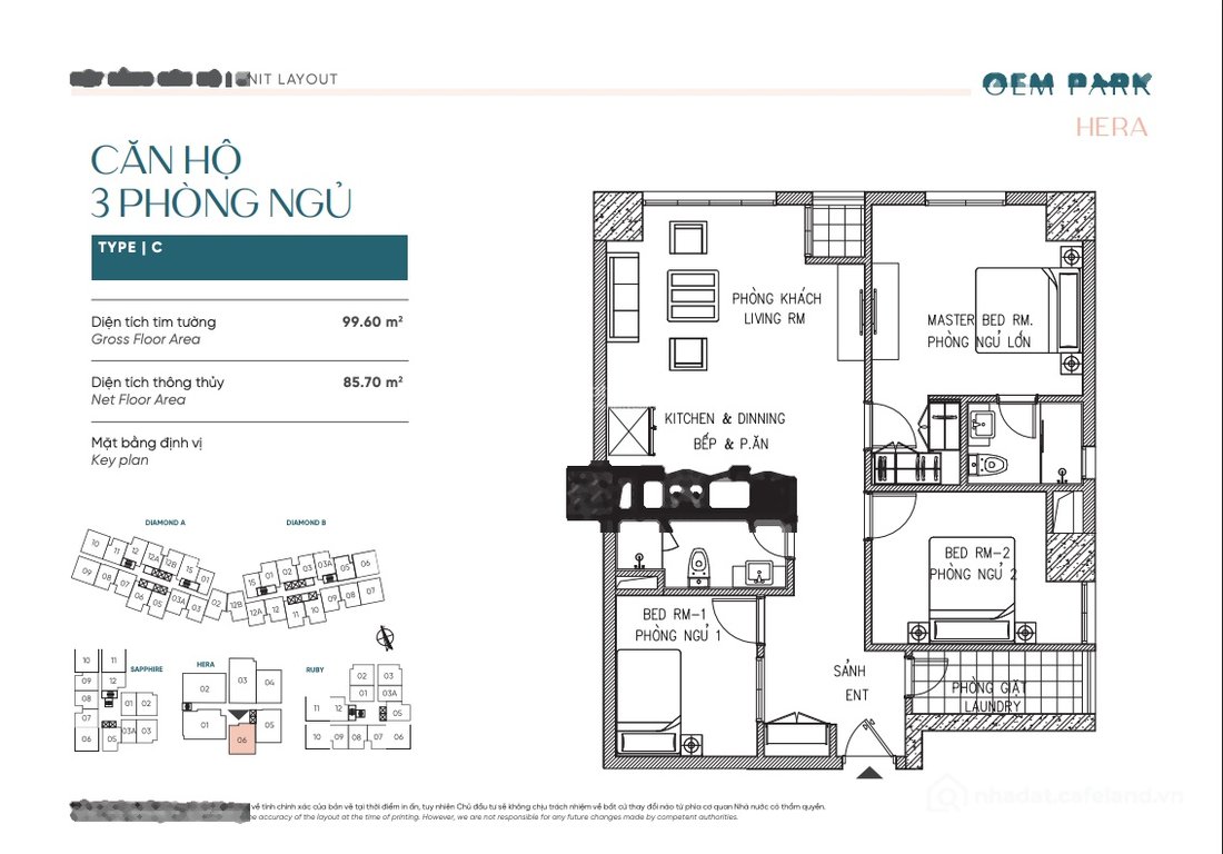 Bán căn hộ chung cư: Sở hữu căn hộ tại chung cư Hera giá chỉ 40tr/m2 - Nhận nhà 