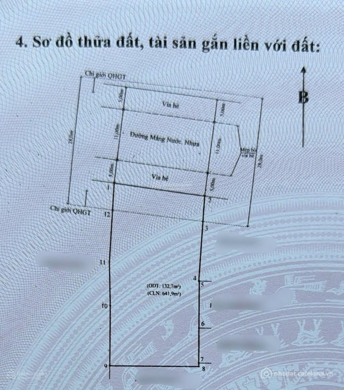 Bán đất thổ cư: Lô đất siêu hiếm gốc dân - đường máng nước an đồng