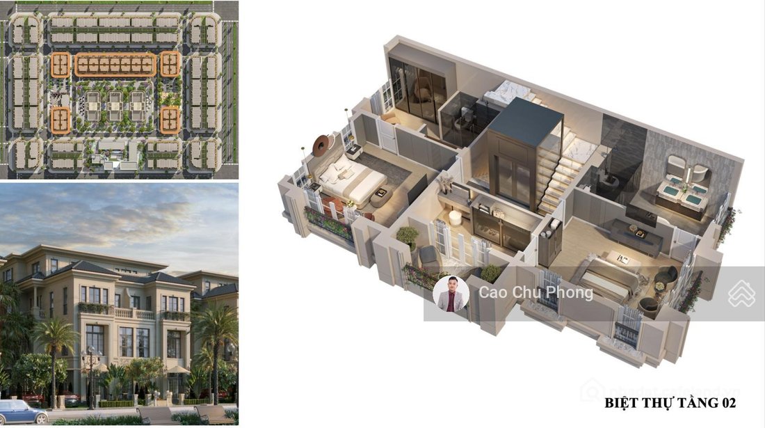 Bán biệt thự: Lumira Ville - Hải An, Hải Phòng 2 mặt tiền - 48tr/m2 đất, giãn xâ