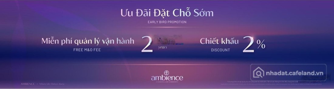 Bán căn hộ chung cư: Bán CHCC dự án Ambience Gamuda Hải Phòng