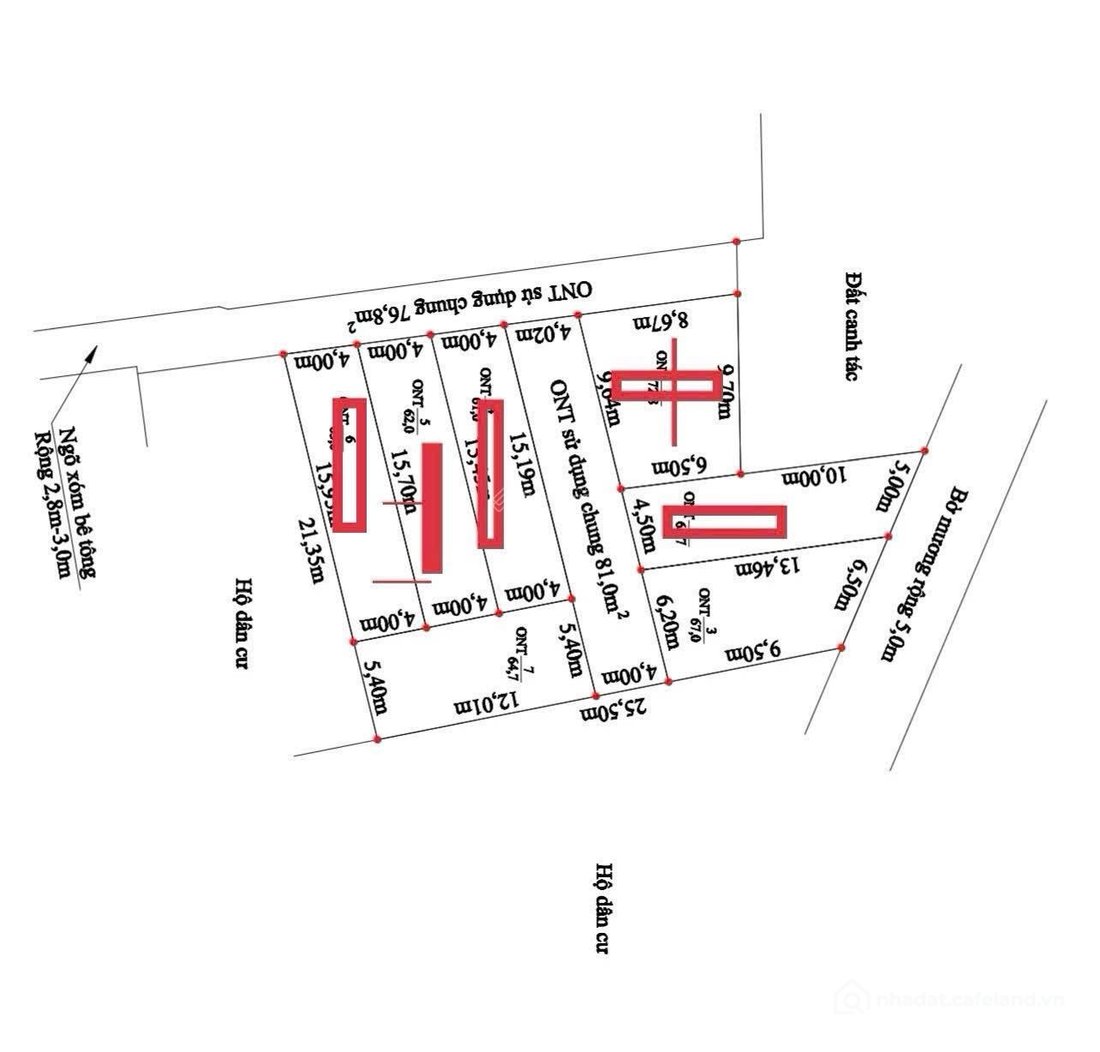 Bán đất thổ cư: Chỉ còn 2 lô duy nhất thôi ạ. Giữa lòng các cụm công nghiệp an l