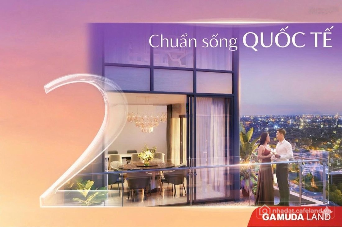 Bán căn hộ chung cư: Bán căn 1 ngủ chung cư Ambience Gamuda Hải Phòng 42m2 giá 3