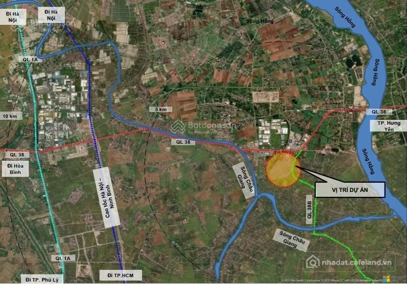 Bán kho, nhà xưởng: Bán đất XD Cụm Công Nghiệp Trác Văn - DT 1,2ha. Điểm đến lí 