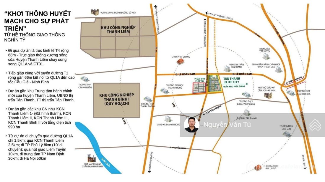 Bán đất thổ cư: Đất nền có sổ đỏ khu đô thị Tân Thanh Elite City giá tốt chỉ từ 
