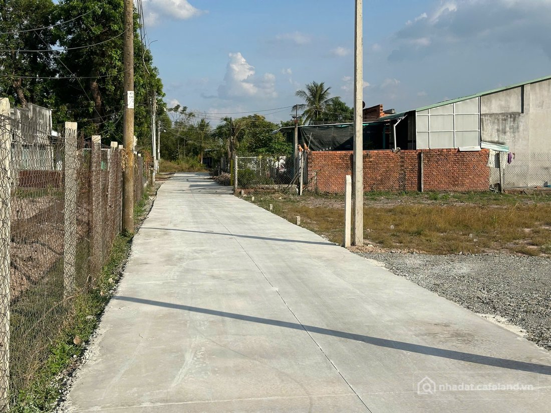 Bán đất thổ cư: 5m x 29m đất thổ cư gần khu công nghiệp Phước Đông, đường thông,