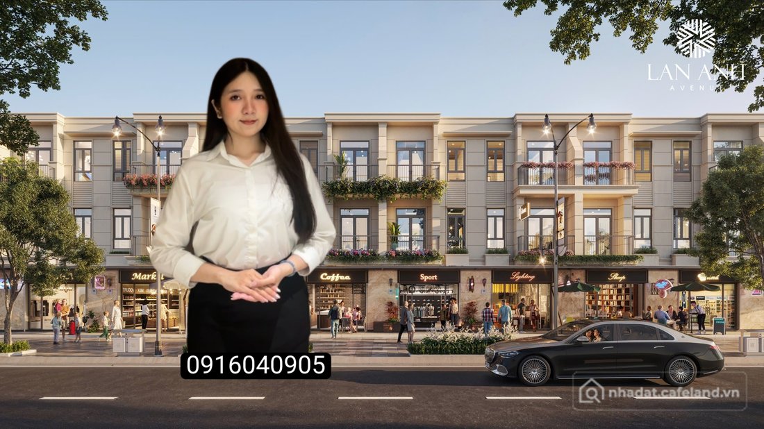 Bán nhà phố dự án: Nhà phố thương mại Lan Anh Avenue - gần khu Vsip 3
