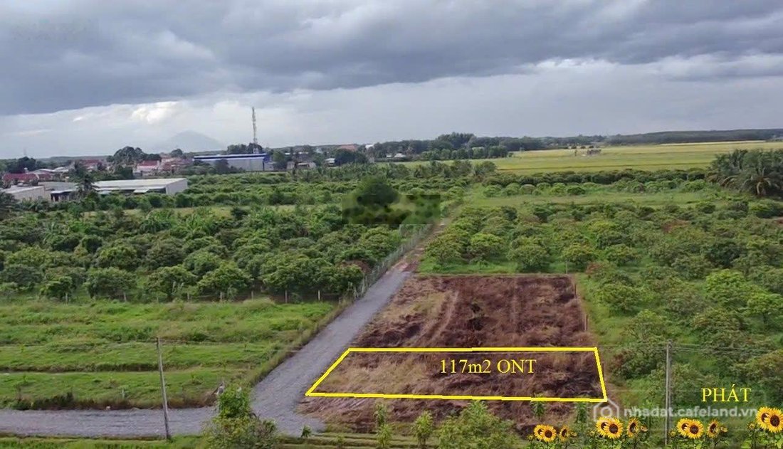 Bán đất thổ cư: Đất thổ cư gần Khu Công Nghiệp Phước Đông. 2 mặt tiền. 6xxtr