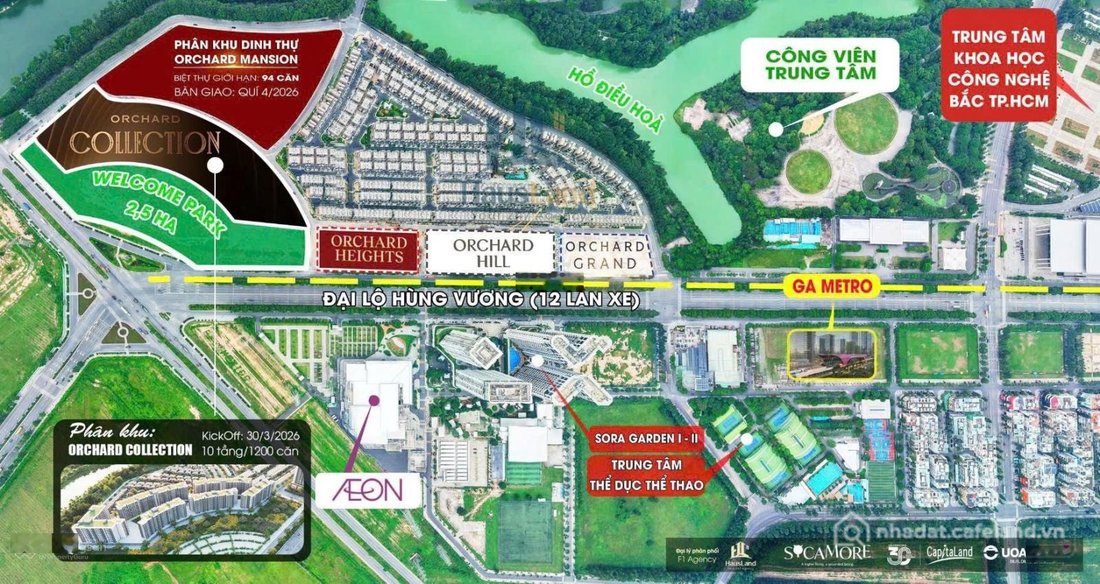 Bán căn hộ chung cư: Bán 2PN 2WC 84m2 4,29 tỷ Orchard Height 0938355036