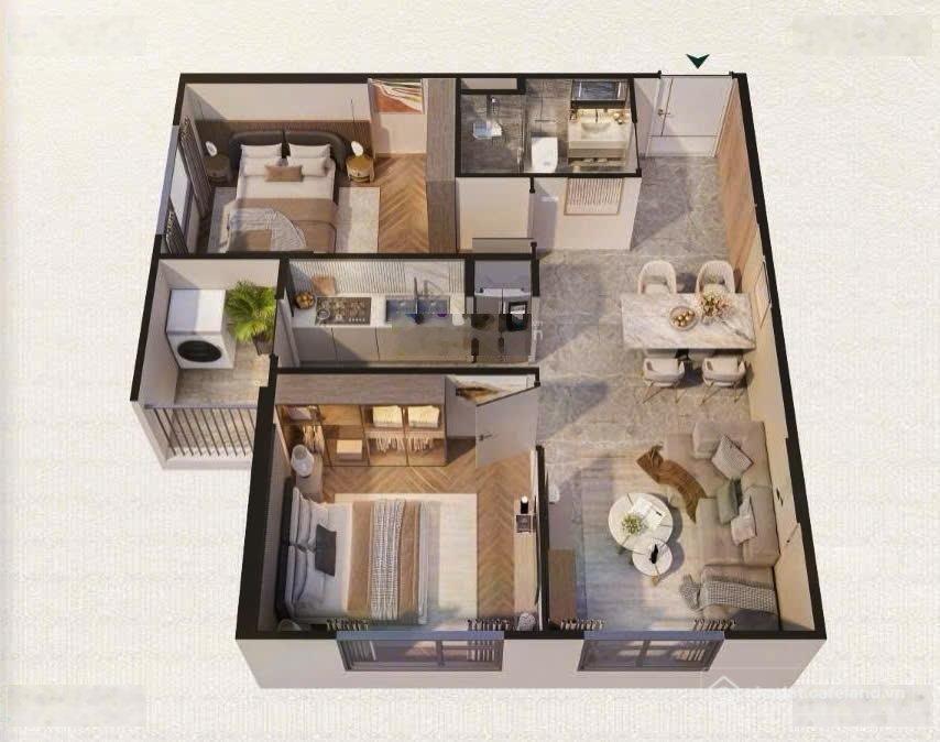 Bán căn hộ chung cư: CN căn A01 The Emerald 68 tầng trung view hồ bơi trực diện 