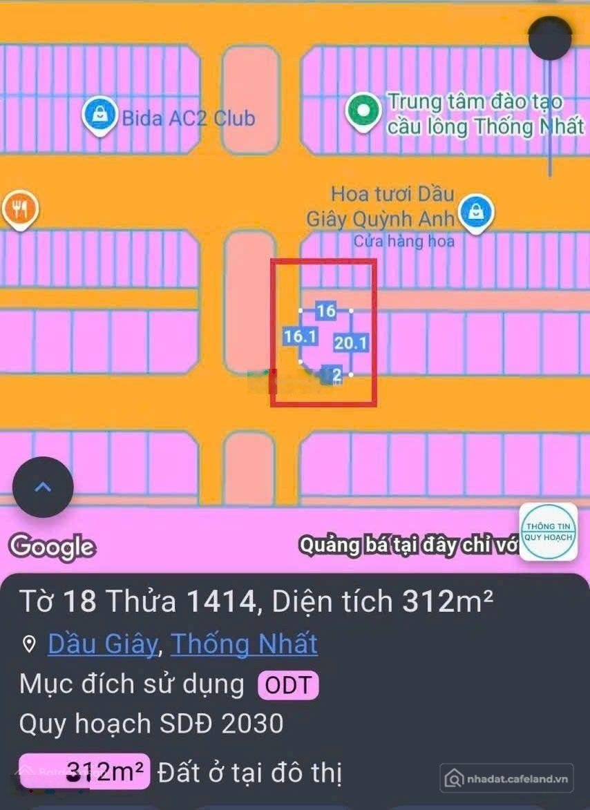 Bán đất thổ cư: Dự án The Link City ở Dầu Giây