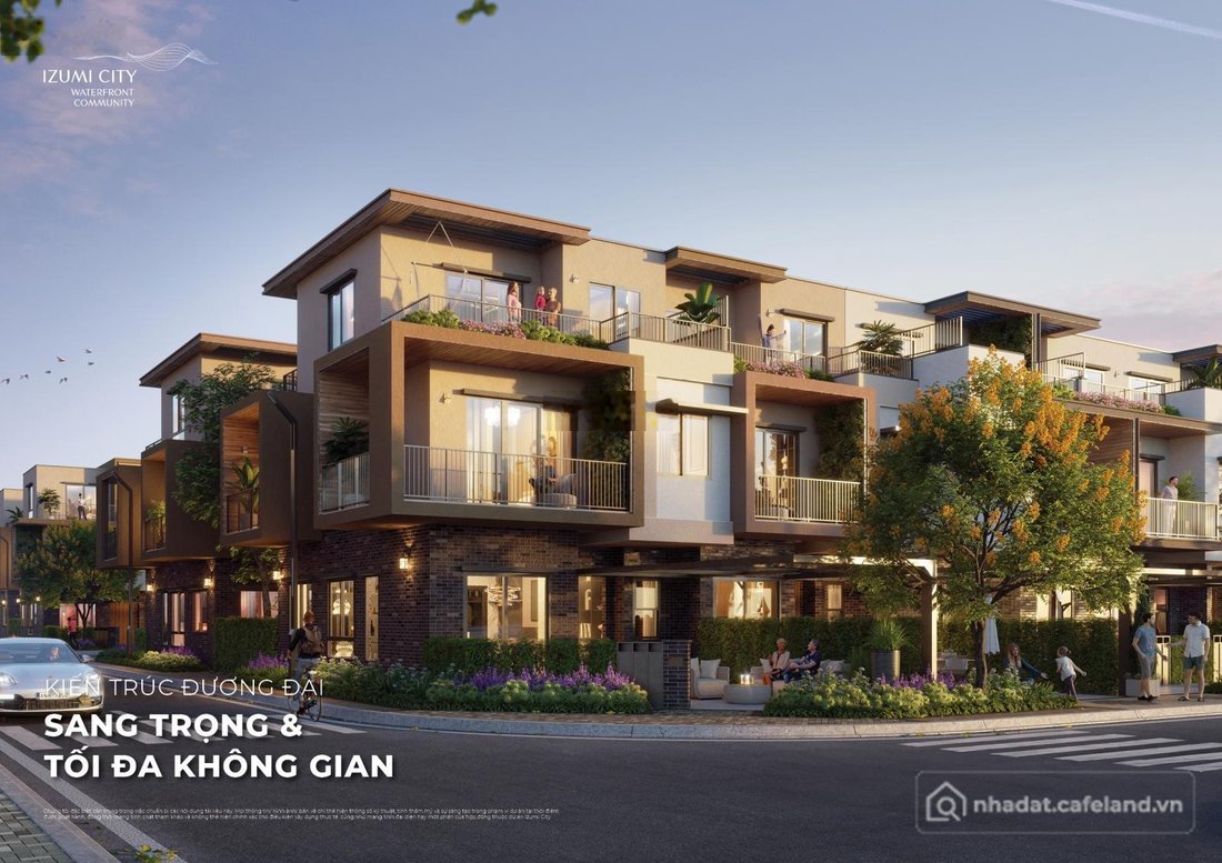 Bán biệt thự: Bán nhà phố Izumi City Biên Hòa giá từ 7.8 tỷ, trực tiếp từ CĐT, t