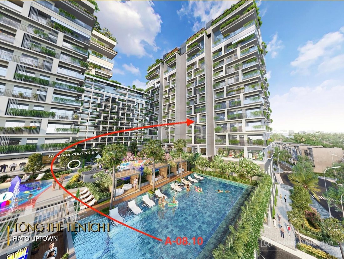 Bán căn hộ chung cư: Bán căn 2PN tháp A Tầng 8 view hồ bơi, nhận nhà quý 3/2026