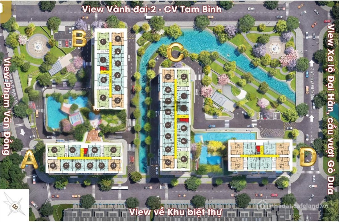 Bán căn hộ chung cư: Bán căn 2PN Fiato Uptown vị trí cực đẹp - giá tốt nhất thị 