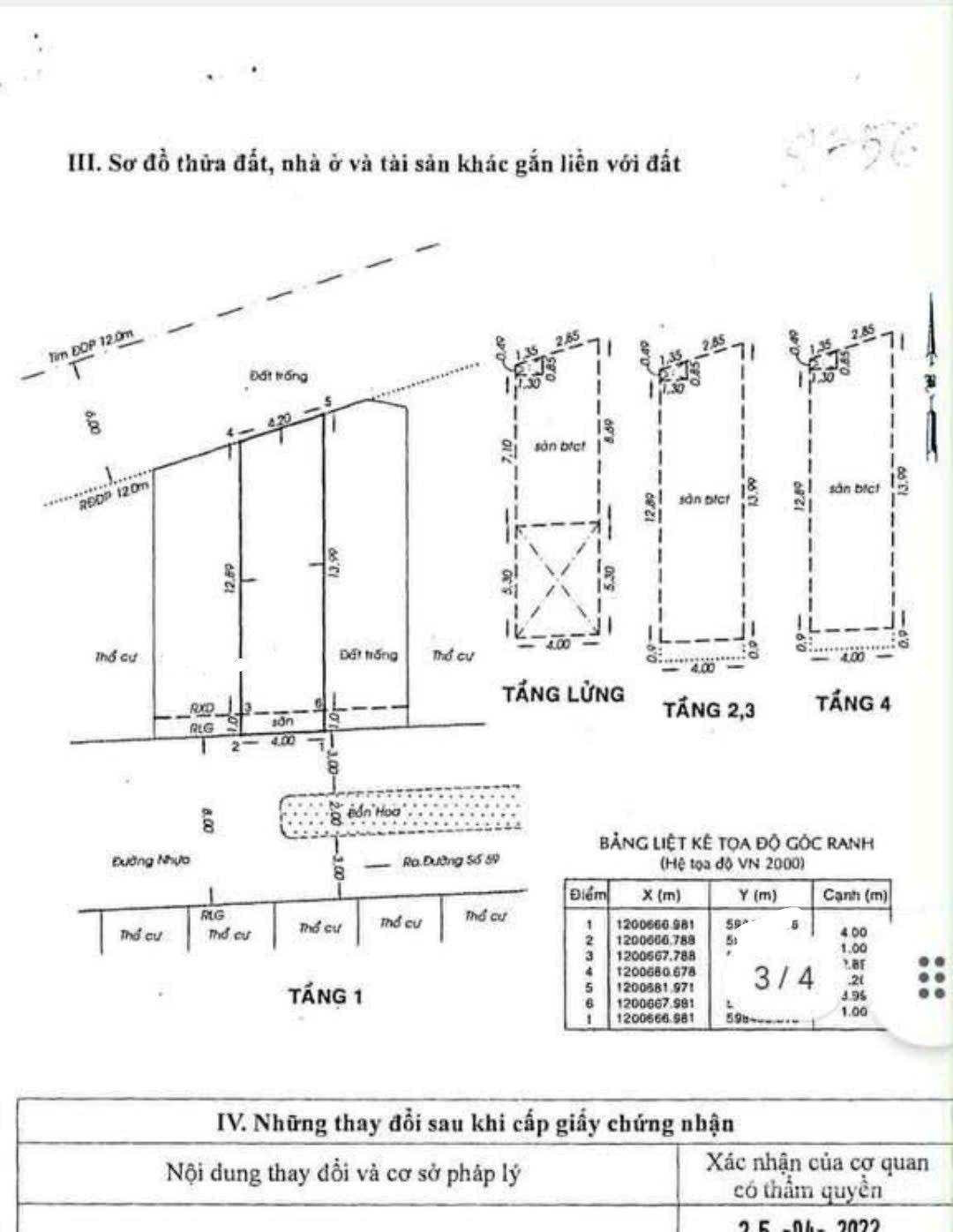 Bán nhà riêng: Bán nhà ngay cạnh chung cư Dream Home phường 14 Gò Vấp. DT 4x15m,