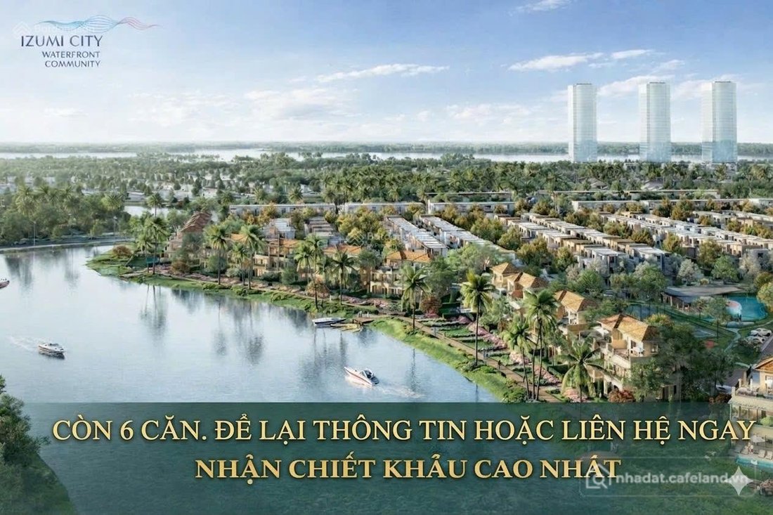 Bán biệt thự: Biệt thự giá rẻ nhất Izumi City 246m2 - Chỉ 14,8 tỷ (Đã VAT) - Hỗ 