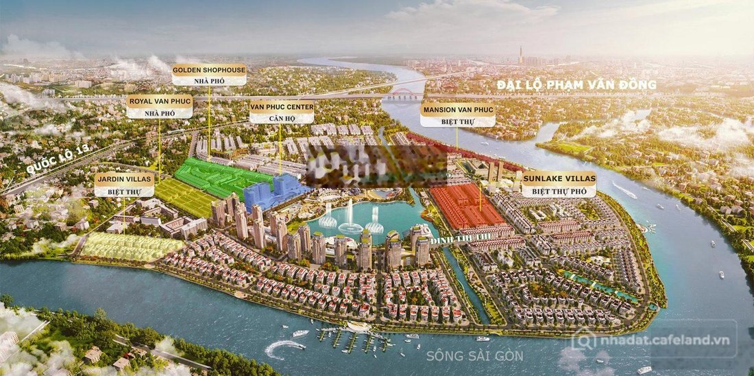 Bán biệt thự: Ký trực tiếp CDT - Hầm + 5 tầng tại Khu đô thị Vạn Phúc City. Giá 