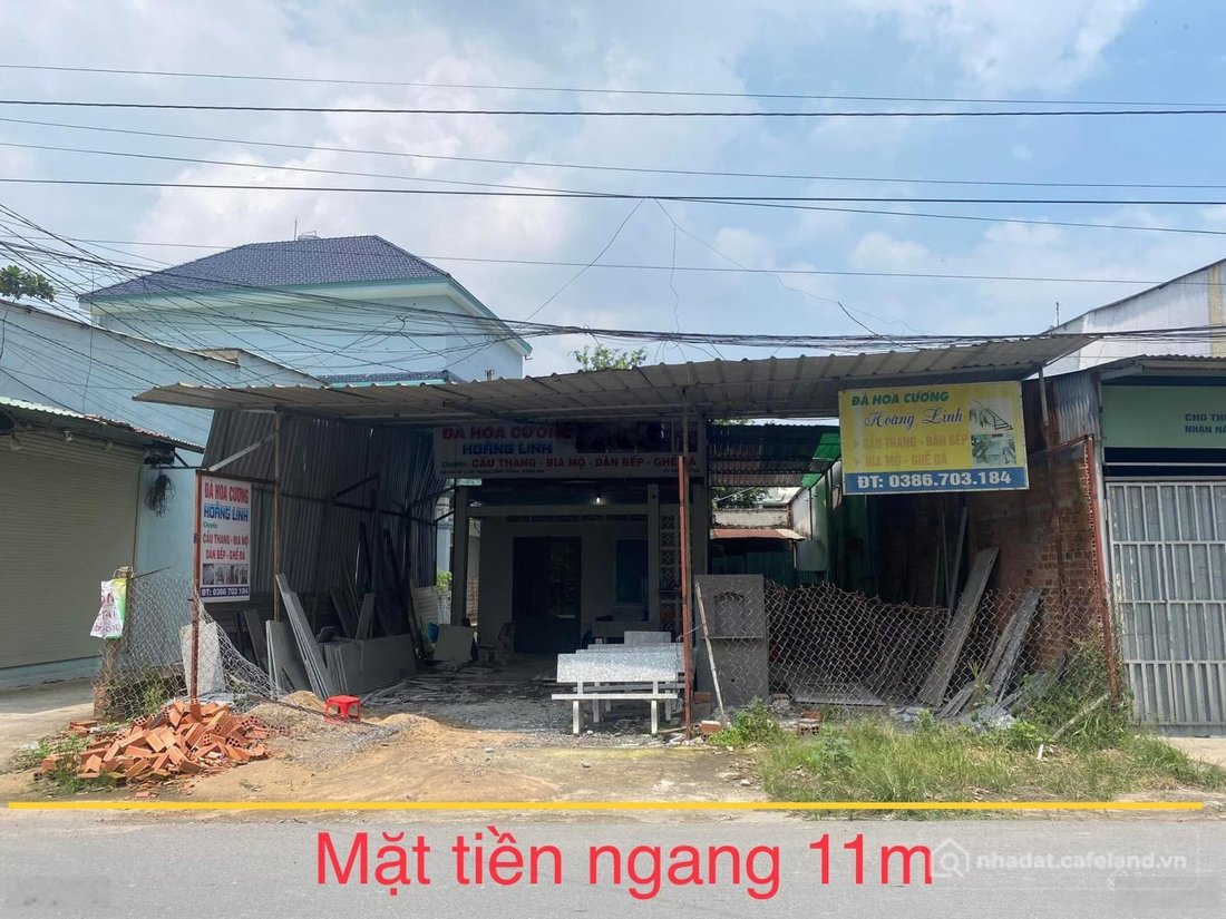 Bán đất thổ cư: 211m2 Đất 2 mặt tiền đường Liên Xã ấp 2 An Phước, mặt tiền đường