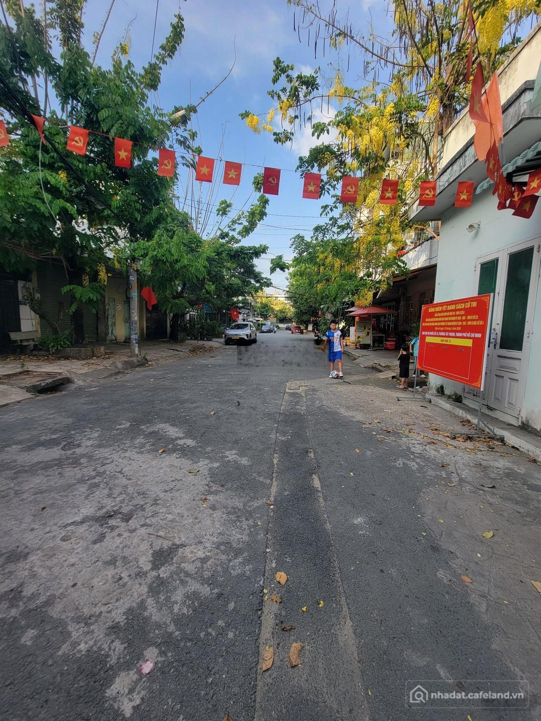 Bán nhà riêng: Bán nhà đường B4 Tây Thạnh Tân Phú, 34m2, 4 x 8.5m, xe hơi đỗ cổn