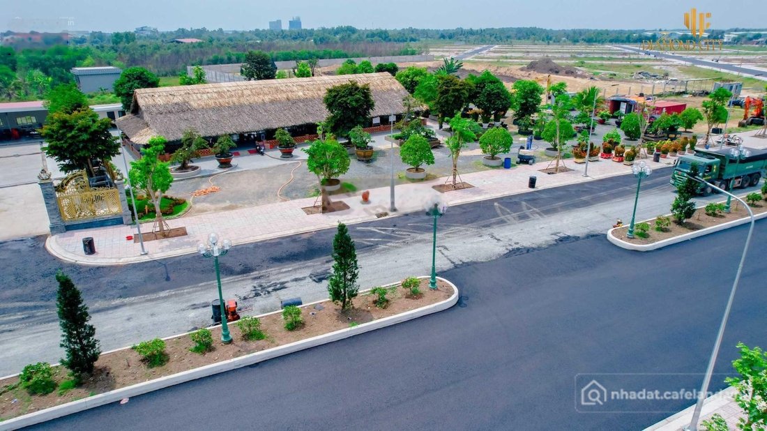 Bán đất thổ cư: Đất chính chủ dự án The Diamond City 90m2 (lô góc). sổ hồng riên
