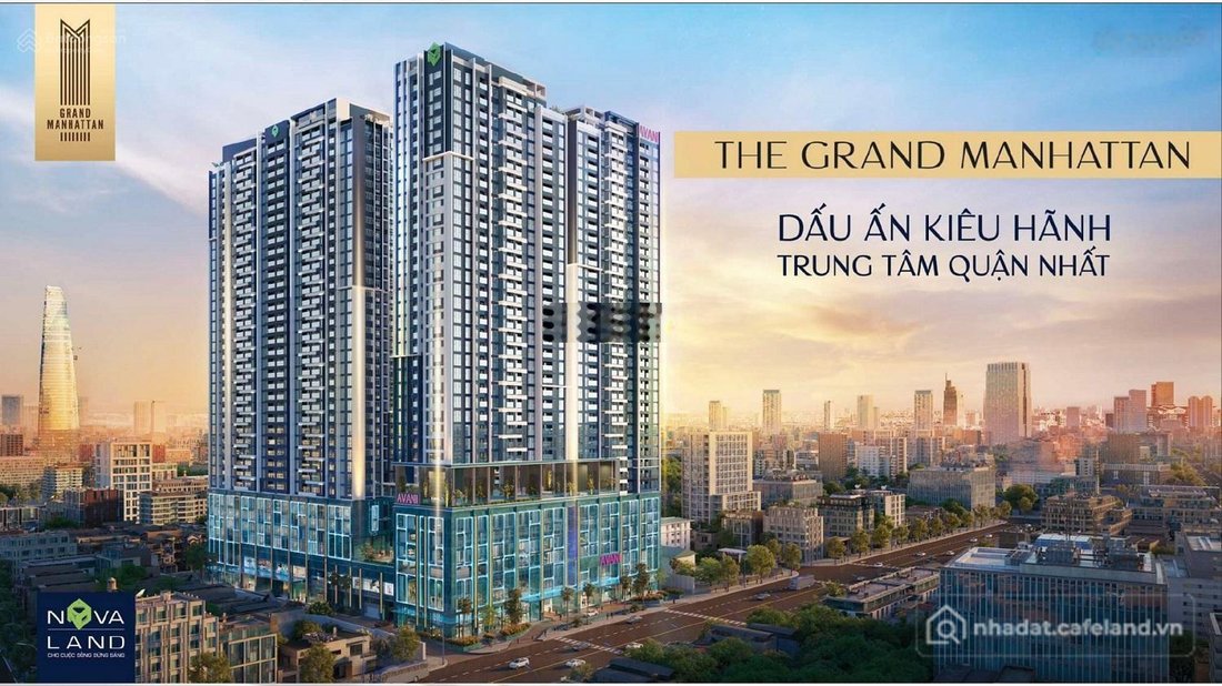 Bán căn hộ chung cư: Bán gấp 2PN The Grand Manhattan view sông tầng cao đáng mua