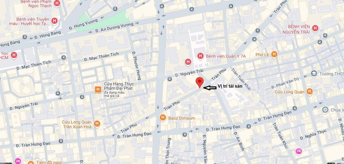 Bán nhà riêng: Bán nhà 3 tầng thửa 6 MT đường Trần Phú, Phường An Đông, Tp HCM