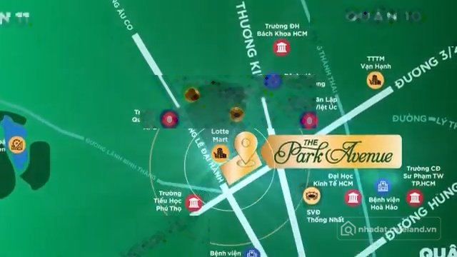 Bán căn hộ chung cư: Căn hộ 3PN, 2WC, 92m2 mặt tiền đường 3/2 tại The Park Avenu