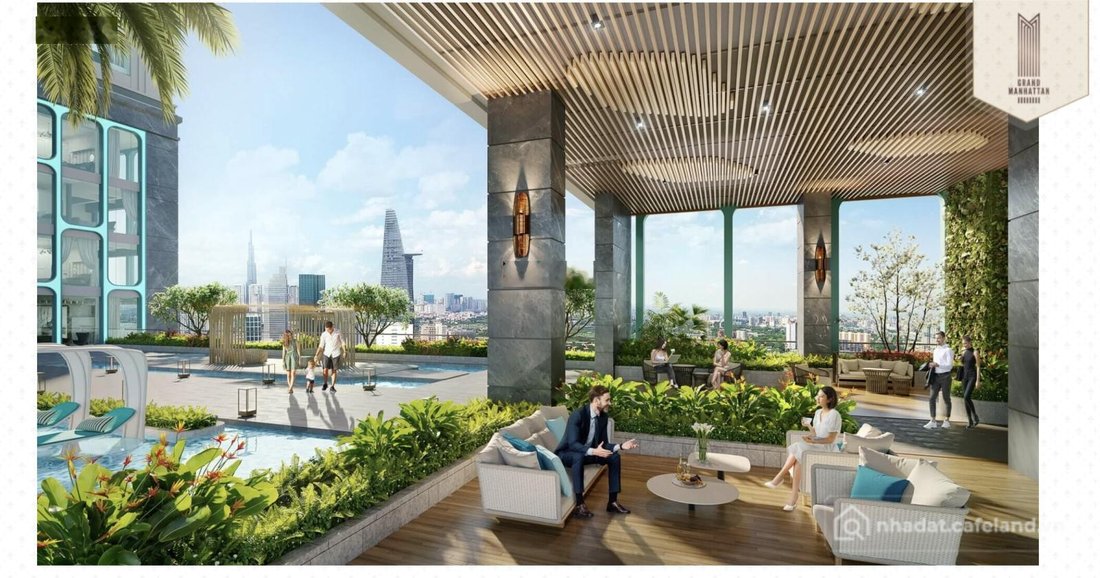 Bán căn hộ chung cư: Bán căn 2PN tại The Grand Manhattan, Quận 1, giá 13,3 tỷ, 6