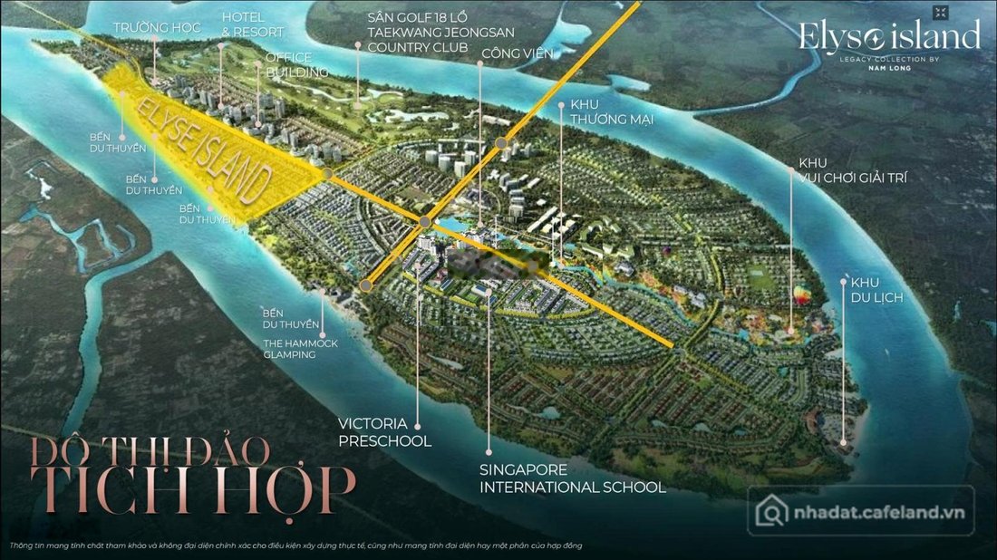 Bán biệt thự: Suất Ngoại giao - View sông - Khu Compund Elyse Island, DT: 20x2