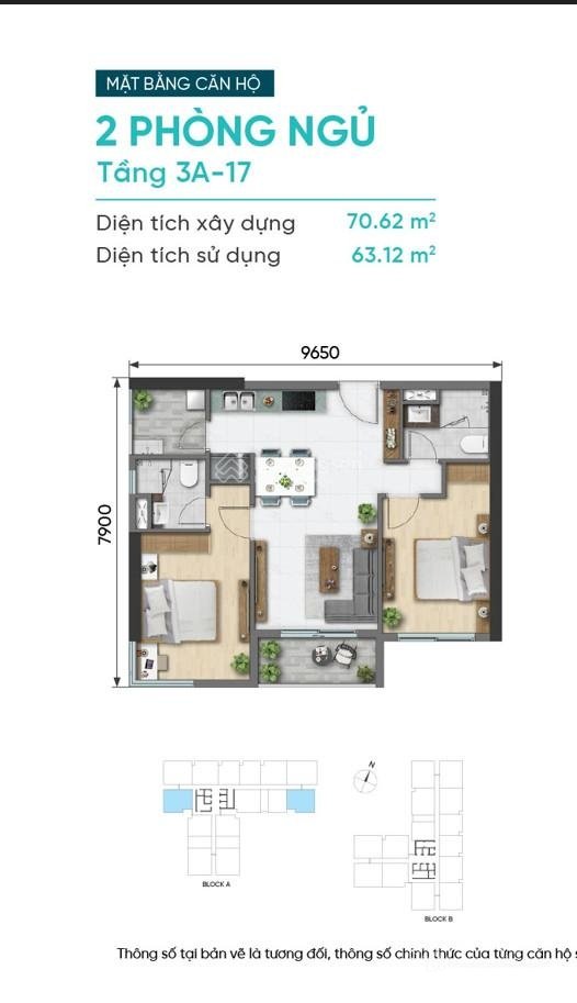 Bán căn hộ chung cư: Cần bán căn góc 2PN-2WC dự án Daqua Bến Bình Đông quận 8