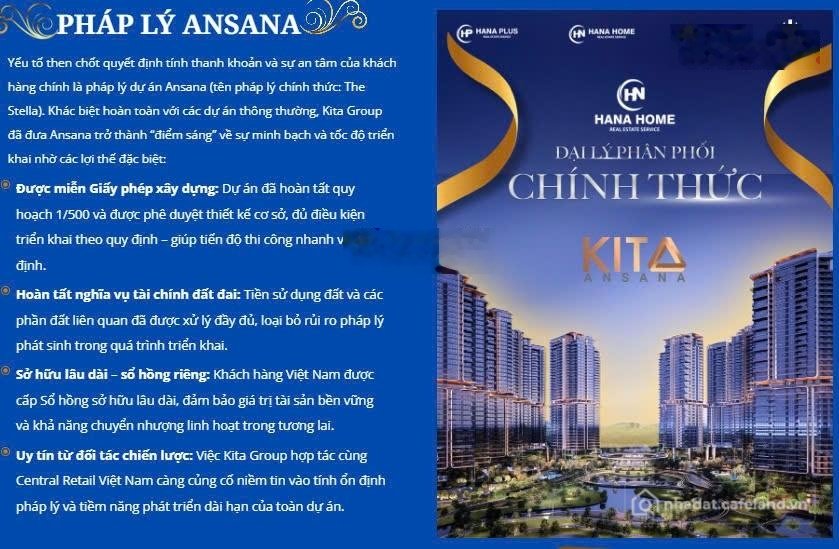 Bán căn hộ chung cư: Ansana By Kita 'Căn hộ yêu đời' dành cho cô chú anh chị làm